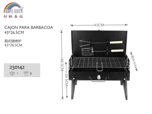 Cajón para barbacoa 43x26.5