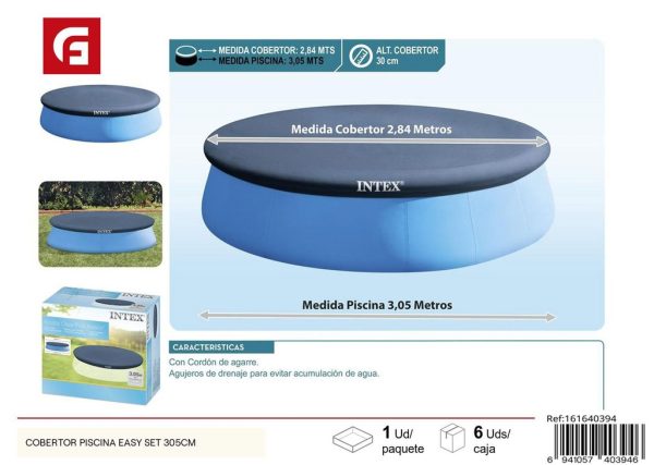 Cobertor piscina Easy Set 305cm para protección de piscina