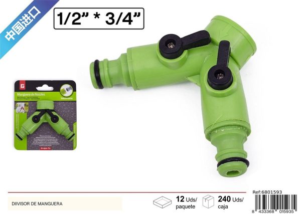 Divisor de manguera - Accesorios de jardín y riego