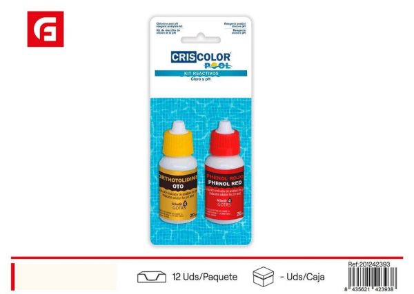 Kit de recambio reactivo cloro y pH - Productos para piscina