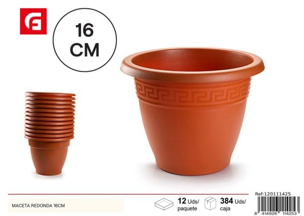 Maceta Redonda 16cm - Accesorios de jardinería