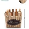 Maceta cuadrada de madera en diferentes alturas - Maceta de madera - Imagen 3