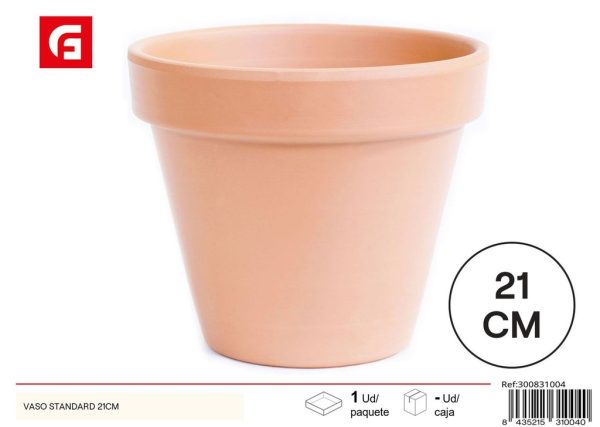 Maceta vaso estándar 21cm - Jardinería y decoración de interiores