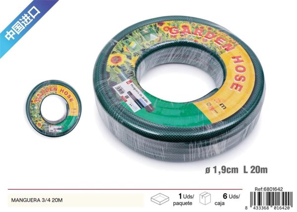 Manguera de 20 m 3/4 - Accesorios de jardín