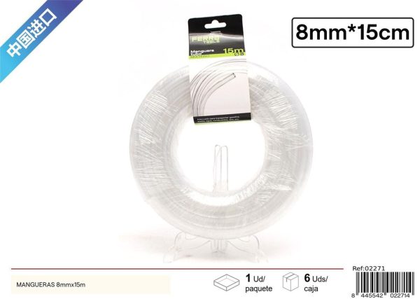 Manguera de 8 mm x 15 m - Accesorios de jardín
