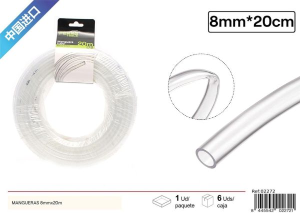 Manguera de 8 mm x 20 m - Accesorios de jardín