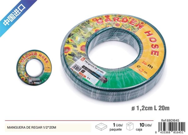 Manguera de regar 1/2*20M - Accesorios de jardín