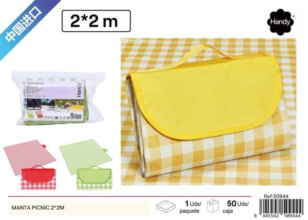 Manta de picnic 2x2m - Accesorios para actividades al aire libre
