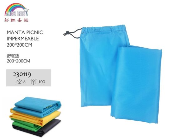 Manta de picnic impermeable 200*200cm para acampada