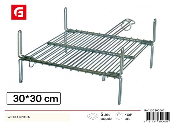 Parrilla 30x30 cm - Utensilios de cocina