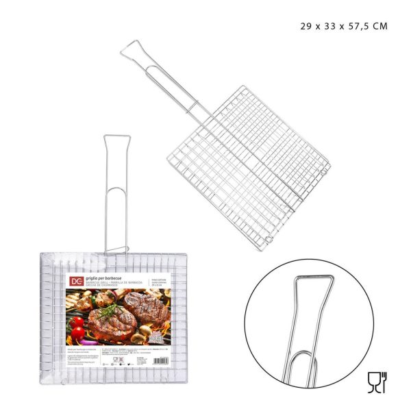 Parrilla barbacoa 29x33x57.5 cm - Utensilios para asar
