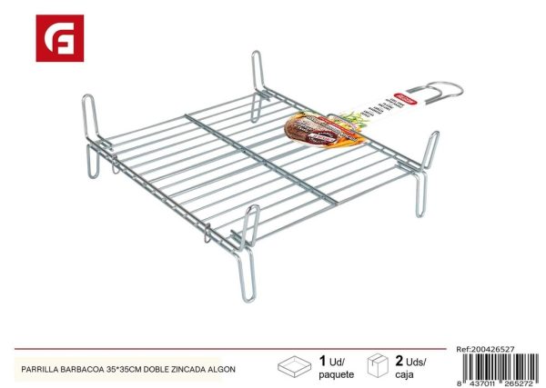 Parrilla de dos capas de 35*35 cm - Utensilios de cocina