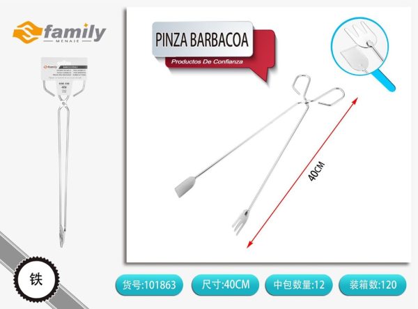 Pinza de barbacoa 40 cm - Utensilio de cocina
