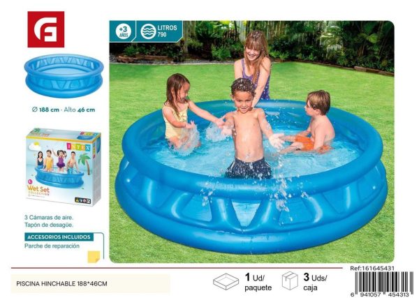 Piscina hinchable 188*46cm para verano