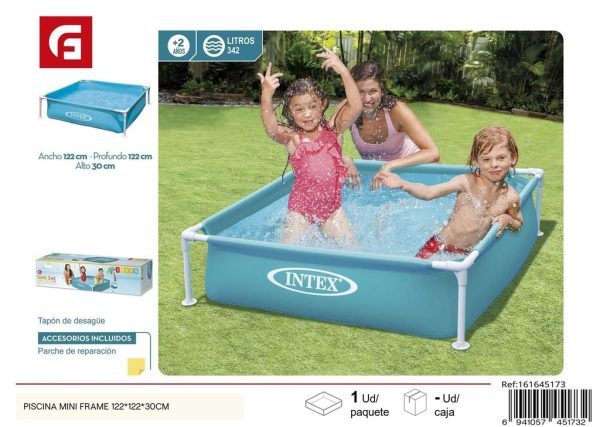 Piscina mini frame 122*122*30cm