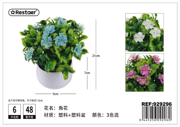 Planta artificial en maceta - Flores artificiales