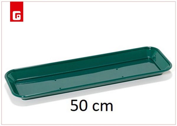 Plato jardinera verde 50 cm - Jardinería
