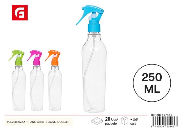 Pulverizador transparente 250 ml - Productos de limpieza doméstica