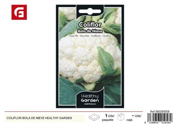 Semillas de coliflor bola de nieve - Cultivos de verduras sanas y versátiles