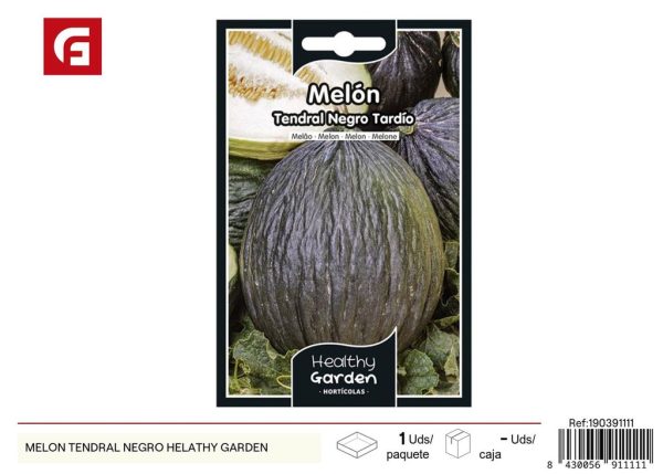 Semillas de melón tendral negro - Cultivo de frutas dulces y refrescantes