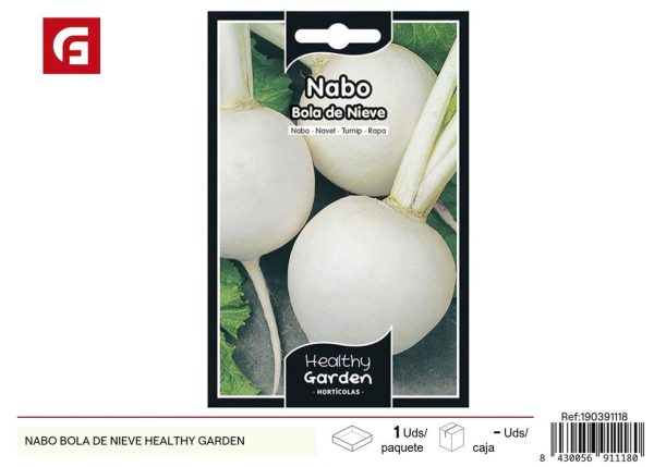 Semillas de nabo bola de nieve - Cultivo de raíces refrescantes