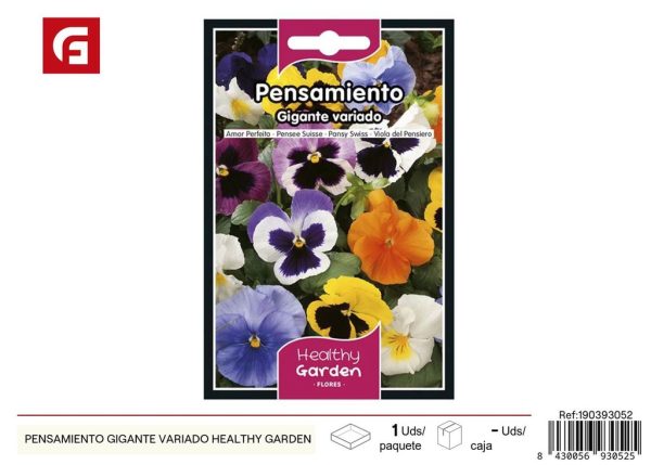 Semillas de pensamiento gigante variado - Jardinería y plantas decorativas