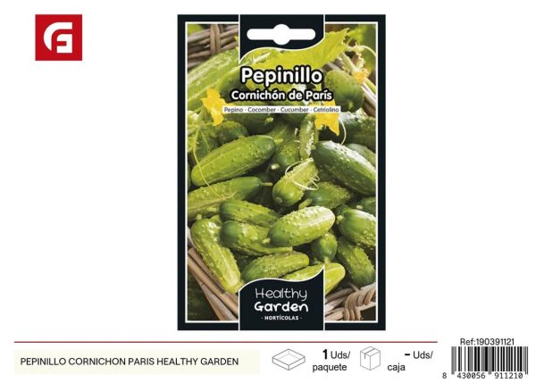 Semillas de pepinillo cornichon Paris - Cultivo para encurtidos y conservas
