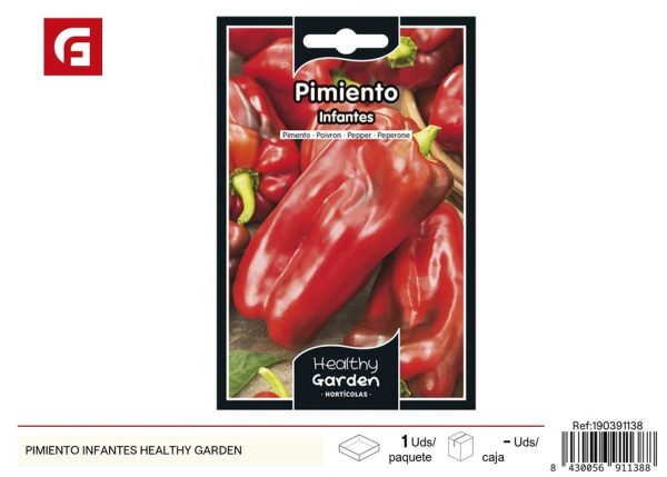 Semillas de pimiento infantes - Cultivos populares en la huerta