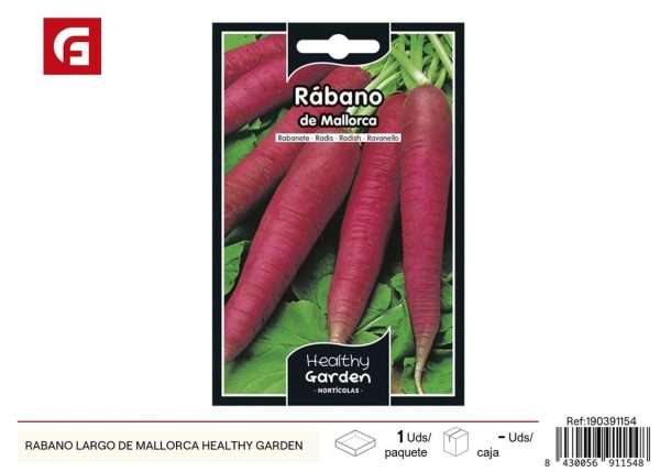 Semillas de rábanos largo de Mallorca - Variedades para huertas productivas