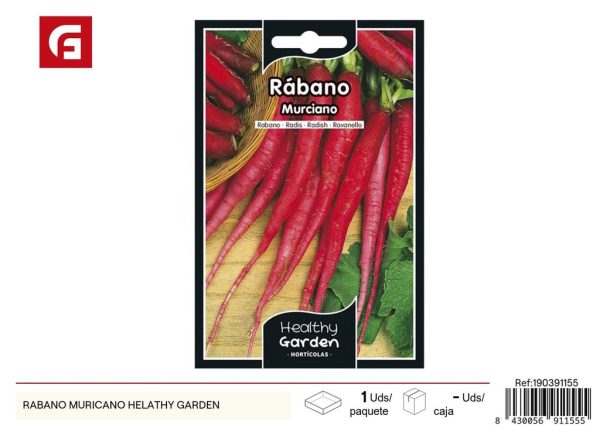 Semillas de rábanos muricano - Cultivo de verduras coloridas
