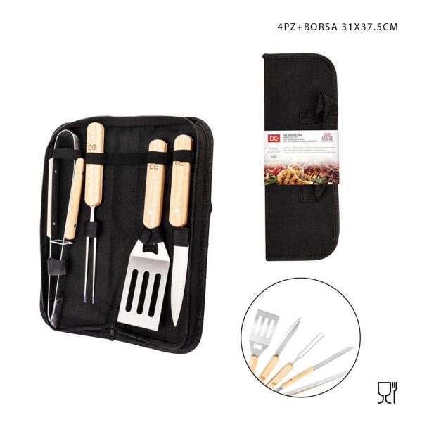 Set de 5 utensilios para parrilla, Utensilios de cocina y parrilla