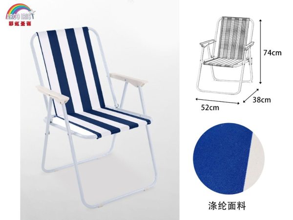 Silla plegable de playa 74x52x38 cm - Muebles de camping - Imagen 2