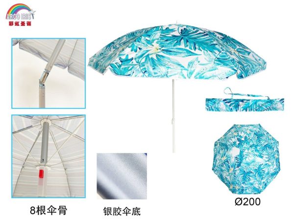 Sombrilla de hierro 200cm - Accesorios para exteriores - Imagen 5