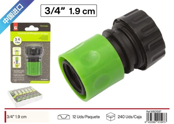 Unión para manguera 3/4 - Jardín y accesorios