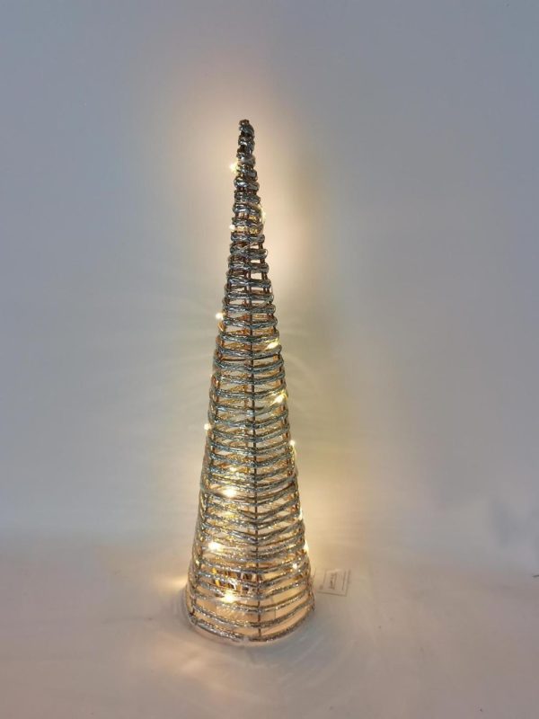 Adornos Navideños Cono de Árbol 40/60/80 cm - Decoración navideña y luces