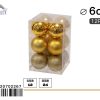 Bola Colgante de 6 cm Oro Mezclado - Adornos navideños
