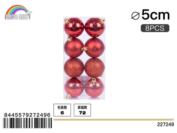 Bola de Navidad brillante de 9.8 x 4.9 x 19.6 cm - Imagen 2