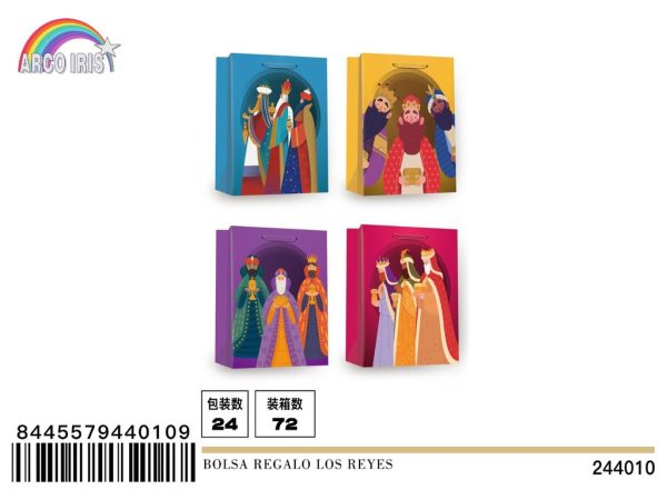 Bolsa Regalo Los Reyes 50x72x18 cm - Artículos de fiesta