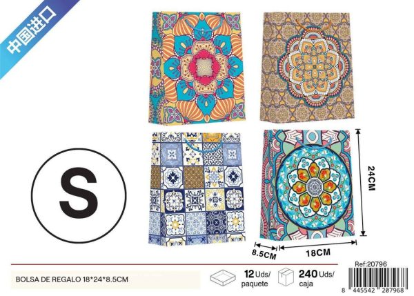Bolsa de regalo (18x24x8.5 cm, impresión plana) - Nuevos productos - Imagen 2