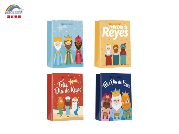 Bolsa de regalo Reyes (S: 18X24X8) - Artículos navideños