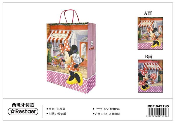 Bolsa de regalo con diseño de caricatura 32x14x40 cm - Artículos de regalo - Imagen 5