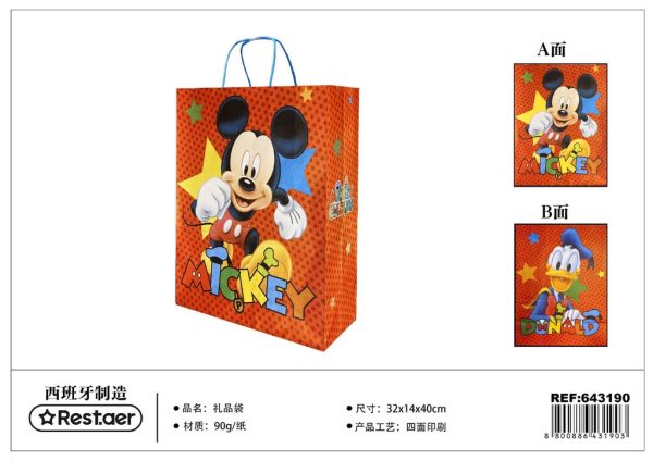Bolsa de regalo con diseño de caricatura 32x14x40 cm - Artículos de regalo - Imagen 6