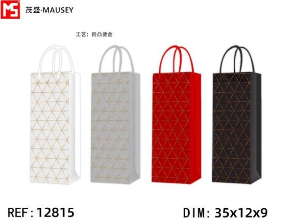 Bolsa de regalo para vinos - Regalos y envoltorios para fiestas - Imagen 3