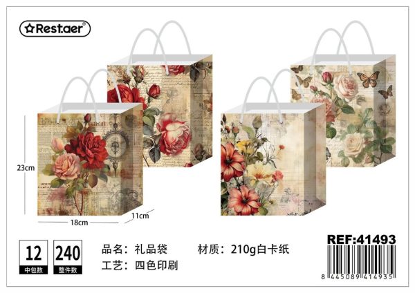 Bolsa de regalo vertical 23x18x11 cm - Artículos de regalo y bolsas de papel - Imagen 3