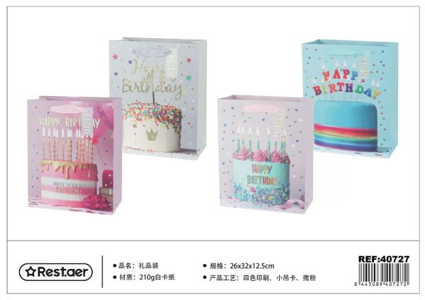 Bolsa de regalo vertical 26*32*12.5cm - Envase para regalos de calidad - Imagen 3