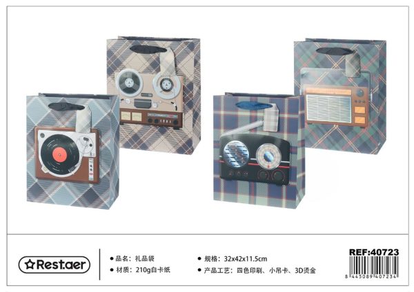 Bolsa de regalo vertical 32*42*11.5cm - Artículos de regalo y bolsas decorativas - Imagen 2