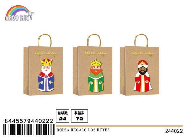 Bolsa regalo Reyes XXL: 50X72X18 - Artículos de fiesta navideña