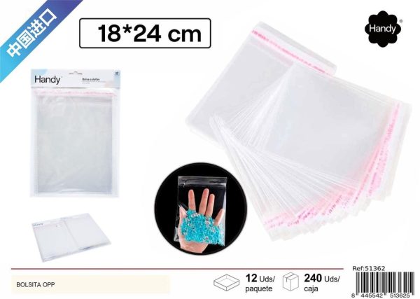 Bolsita OPP 18*24cm 40pcs - Envases para regalos