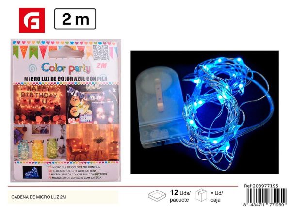 Cadena de micro luz de 2m - Decoración con luces