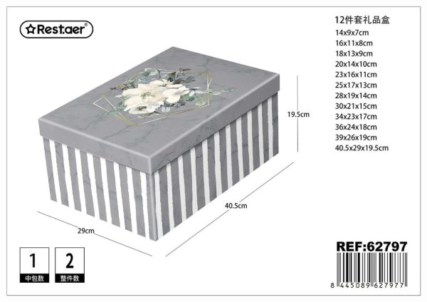 Caja de 12 piezas - Artículos de regalo